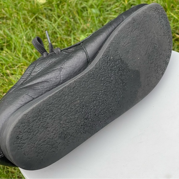 Clarks Stinson Lo Shoes Mens 13 M Black Leather Mocs Lace up Casual Comfort - Picture 15 of 15